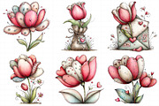 Whimsical Spring Umbrella Clipart, an Illustration by Daily.Designs (Thumbnail 6 of 8)