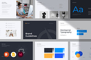 Brand Guidelines, a Presentation Template by UpSolution (Thumbnail 1 of 6)