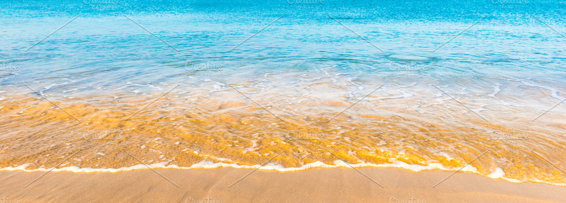 Blue sea water and sand beach, a Nature Photo by Vapi