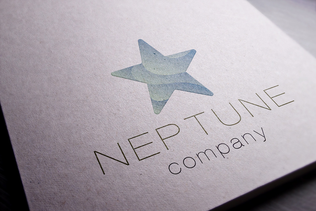 Star with gradient waves - Logo temp, a Branding & Logo Template by MaryHat Shop (Photo 4 of 6)