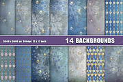Christmas night scrapbook background, a Texture Graphic by Area (Thumbnail 1 of 5)