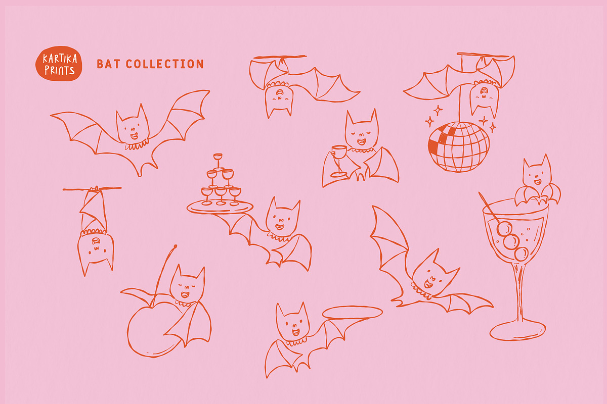 Halloween Clipart and Frames, an Illustration by Kartika Prints (Photo 3 of 11)