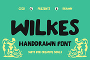 CS Wilkes Drawn, a Sans Serif Font by Craft Supply Co. (Thumbnail 1 of 8)