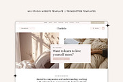 Charlotte Wix Studio Template, a Wix Template by Girl Boss From Home (Thumbnail 1 of 8)