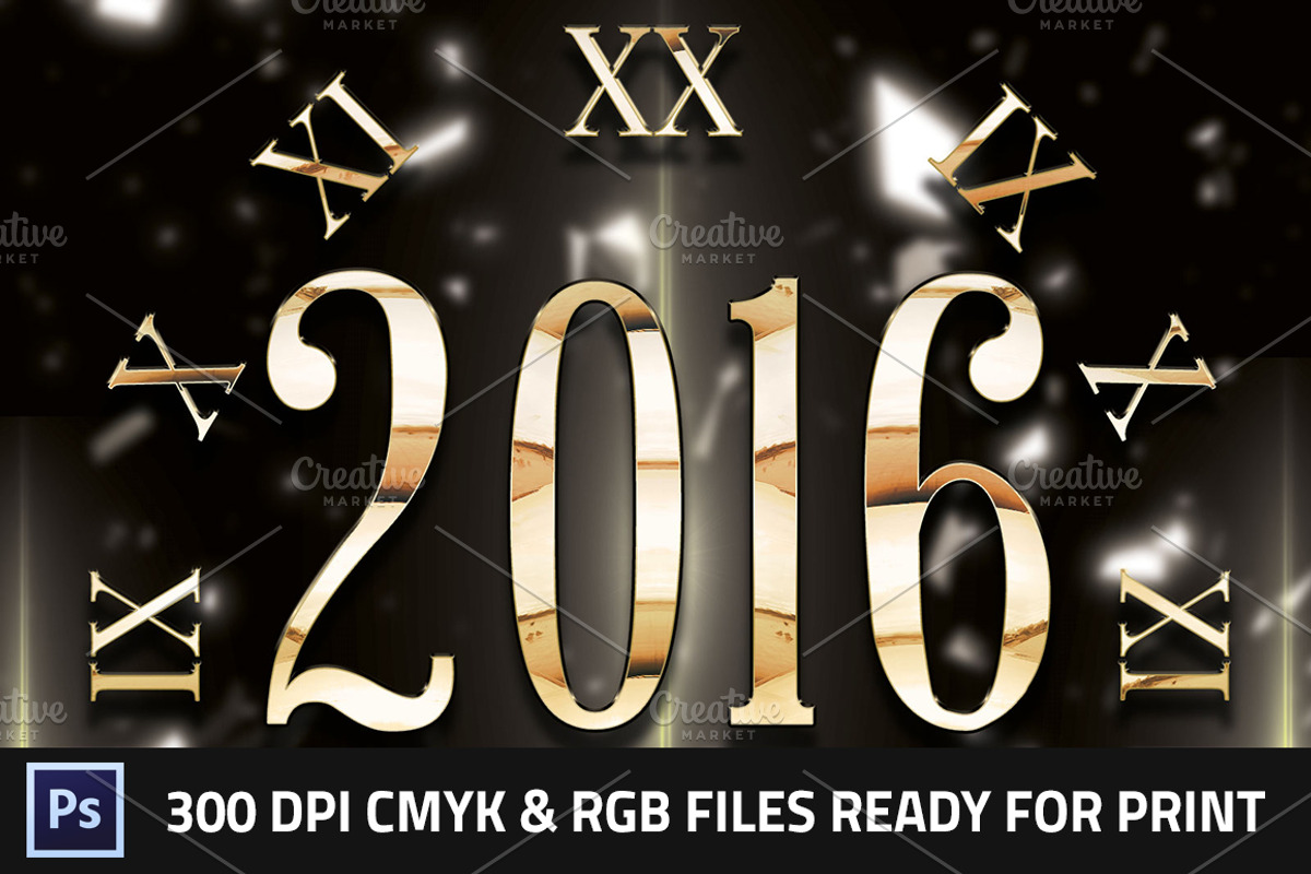 New Year Club Flyer, a Flyer Template by Studio 19 (Photo 1 of 3)