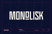Monolisk, a Sans Serif Font by Wondermake (Thumbnail 1 of 10)