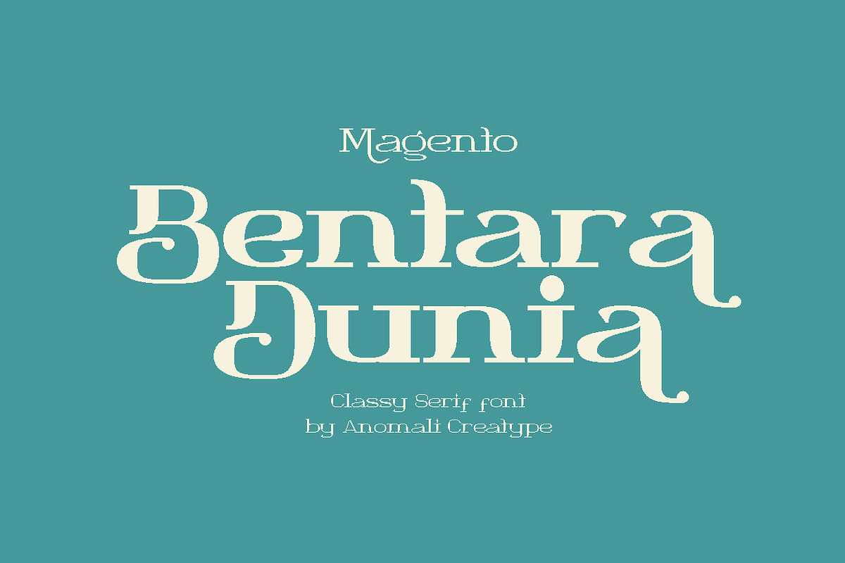 Magento Retro Display Serif Font, a Serif Font by Anomali Creatype (Photo 5 of 12)