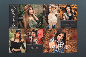 Senior Session Template PSD