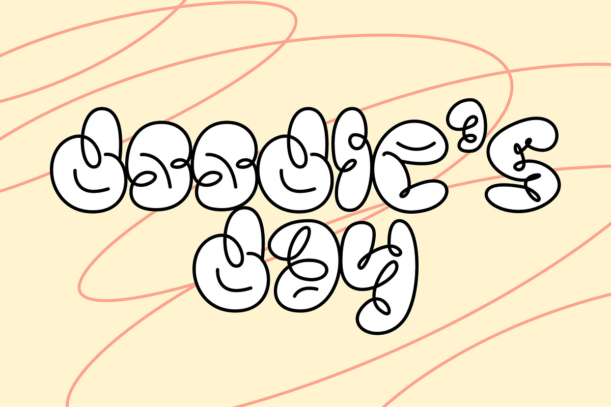Scrouble Font | Simple Scribble, a Symbol Font by Jadatype.id