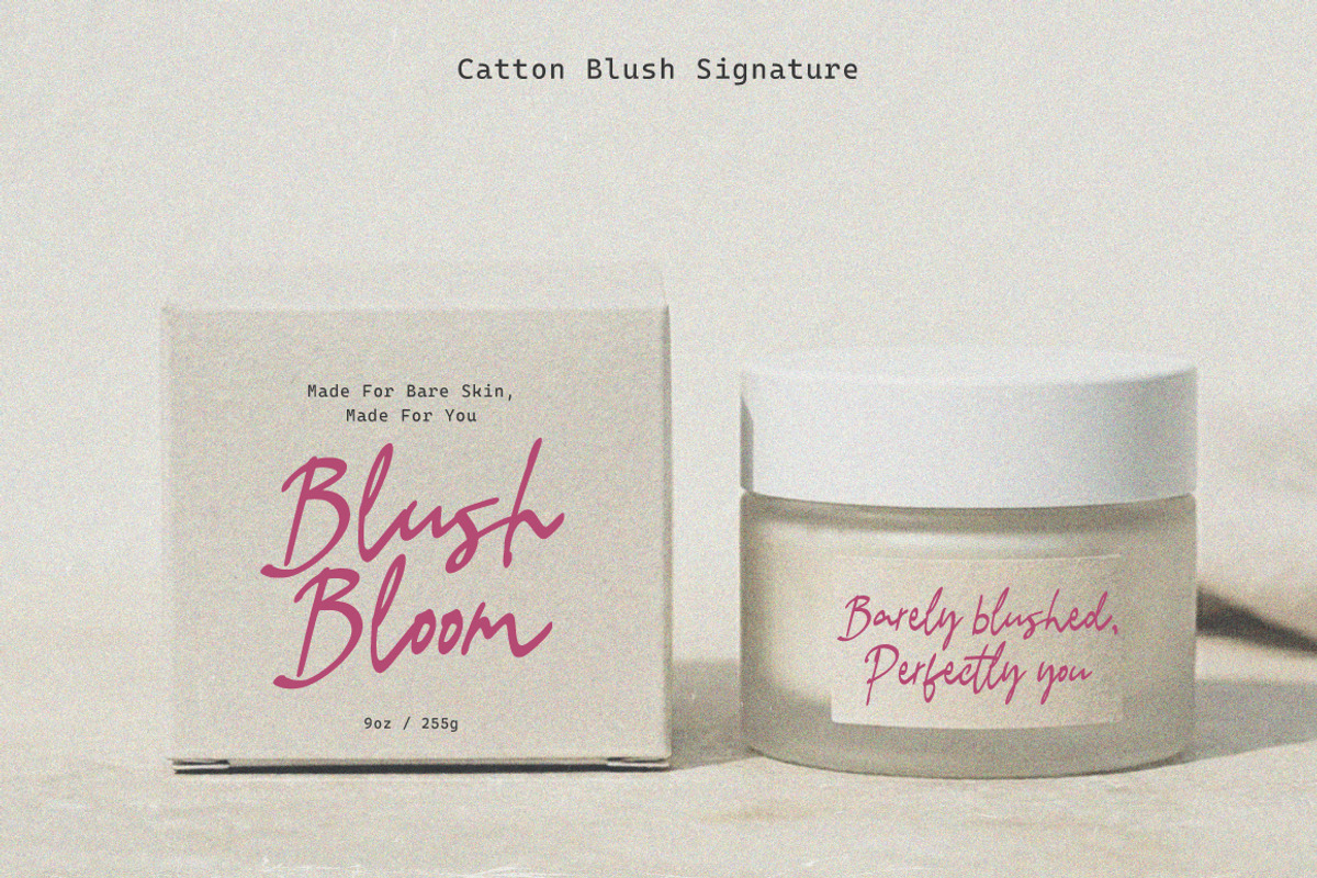 Cotton Blush - Charming Signature, a Handwritten Font by tebaltipislab (Photo 9 of 11)