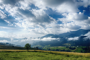 Summer mountain landscape, a Nature Photo by Nature and travel