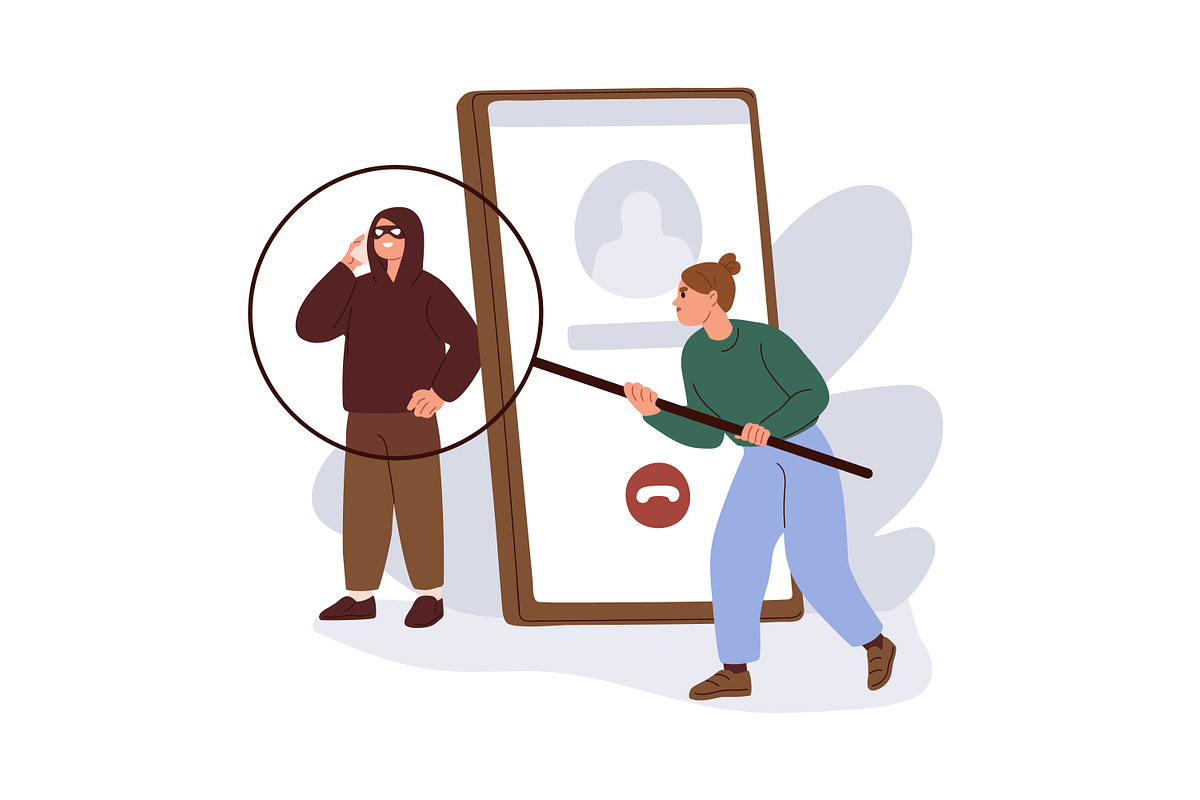 Internet fraud and scam concept set, a Technology Illustration by Good Studio (Photo 7 of 7)