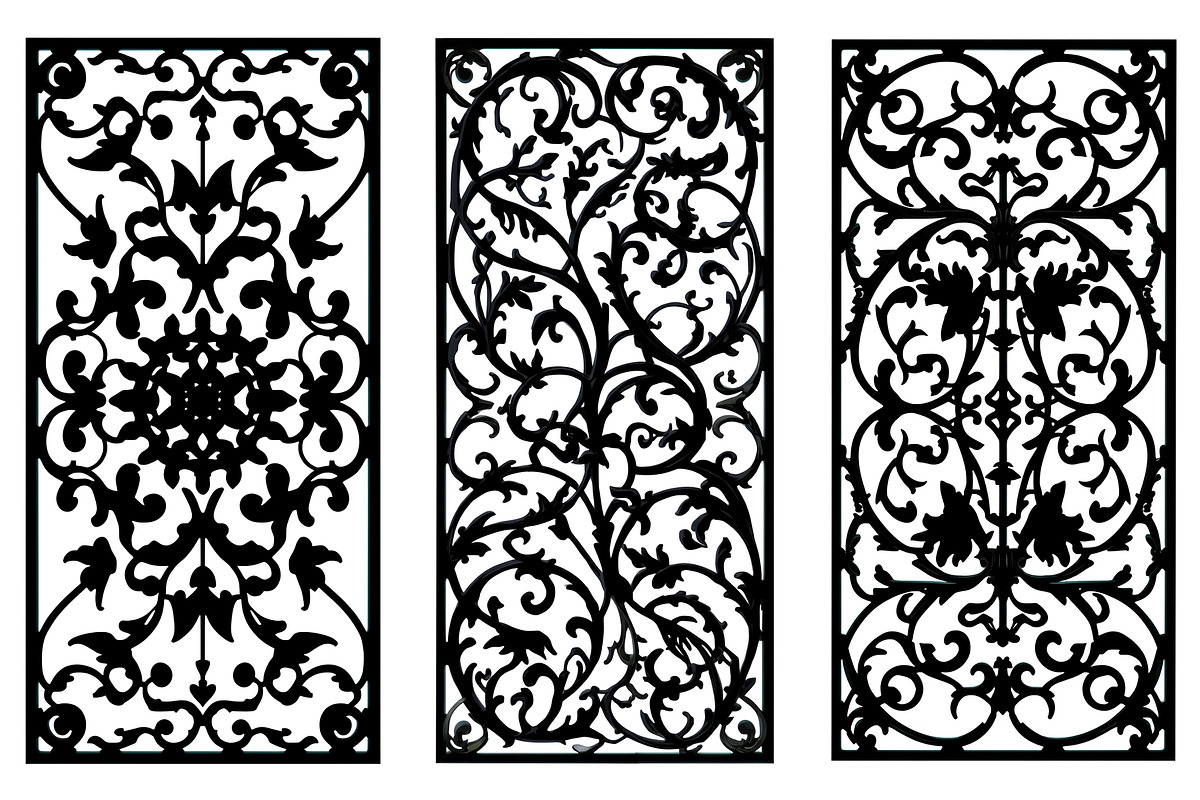 Elegant Lasercut Panel Vector Bundle, an Illustration by yasushie (Photo 11 of 21)