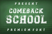 Comeback School, a Font by Limited.studio (Thumbnail 2 of 5)