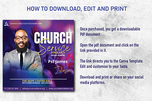 Church Flyer Canva Template