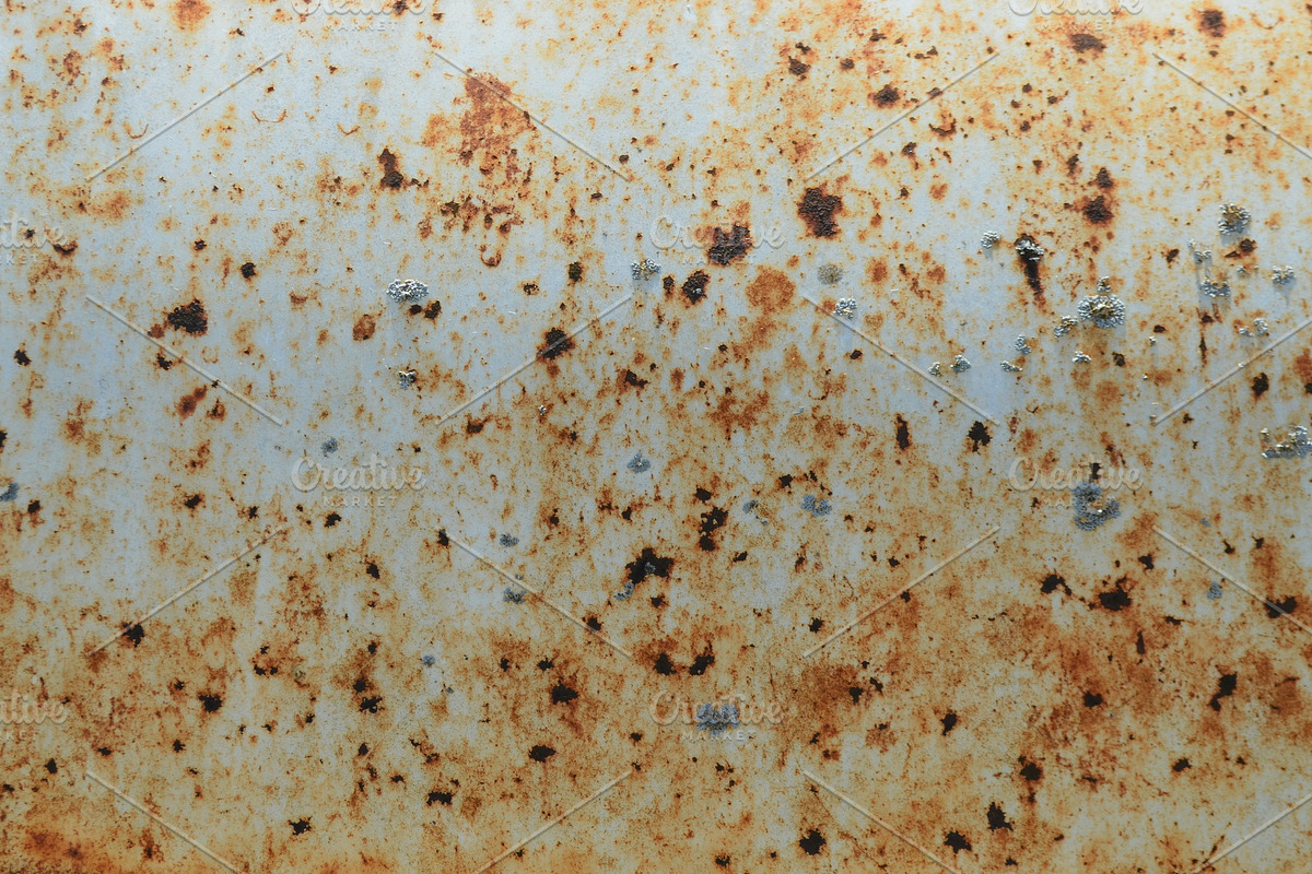 Rusty, Painted Metal Texture, a Photo by Texture Pics (Photo 2 of 2)