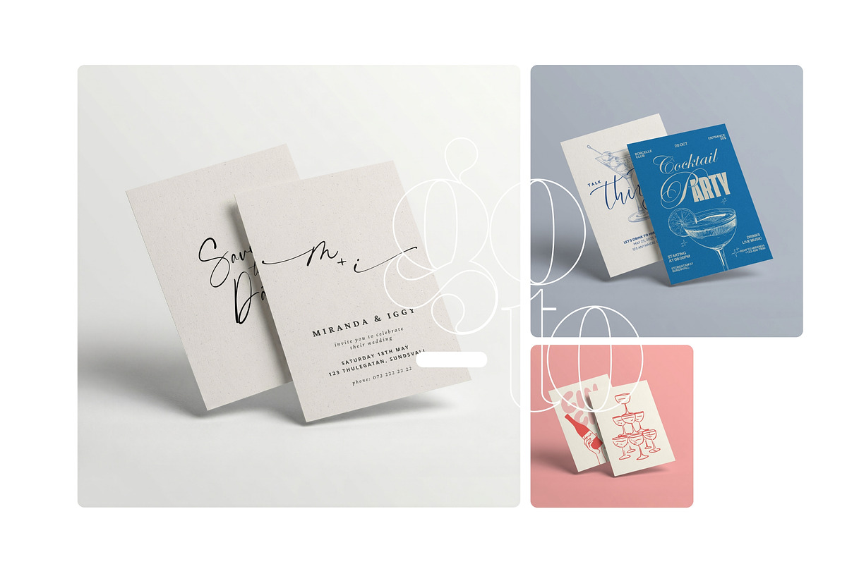 Set Of 2 Postcard Poster Mockup, a Mockup by First Impression Mockups (Photo 2 of 4)