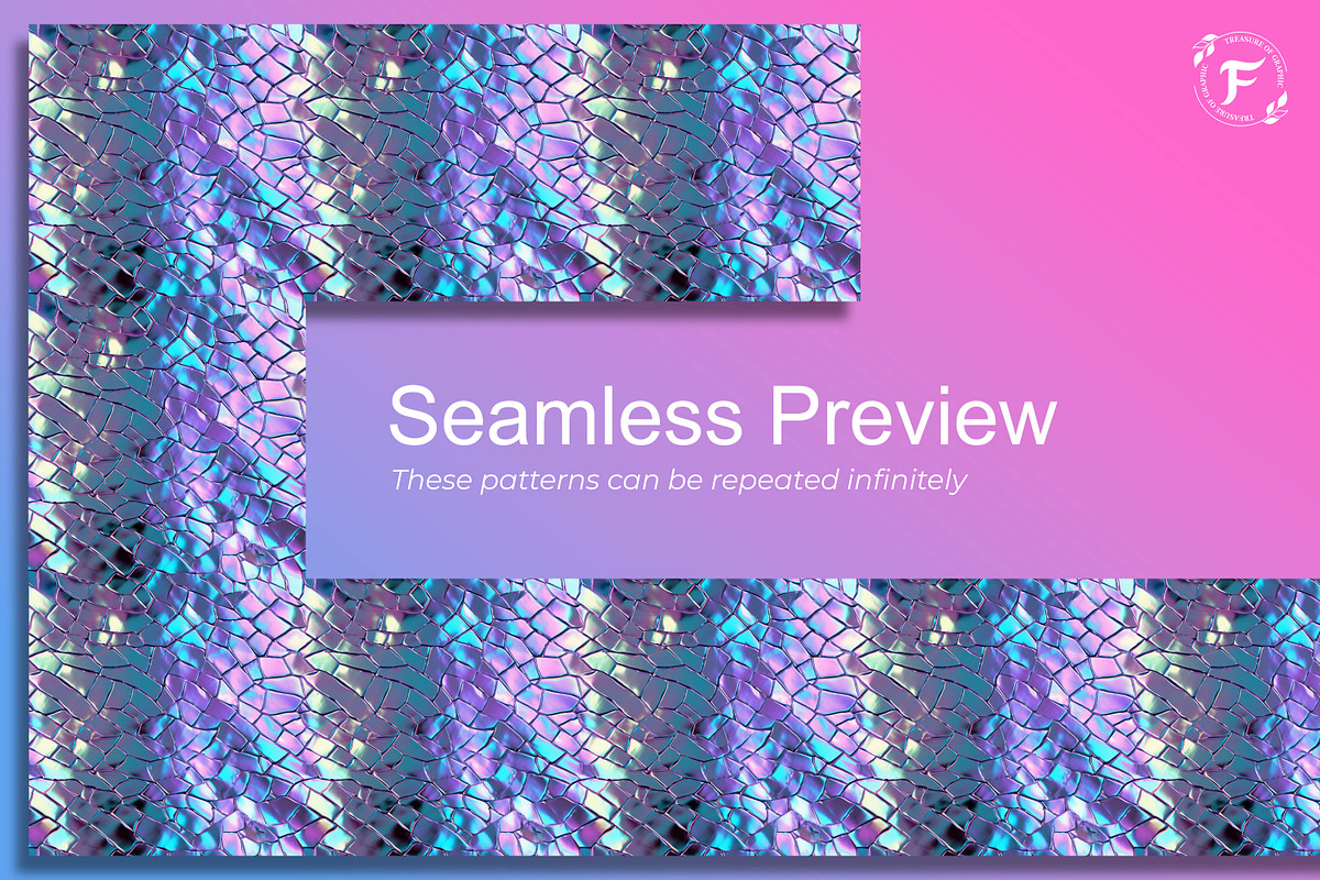 Neon Crack Texture Seamless Pattern, a Pattern Graphic by Forhadx5 (Photo 2 of 11)
