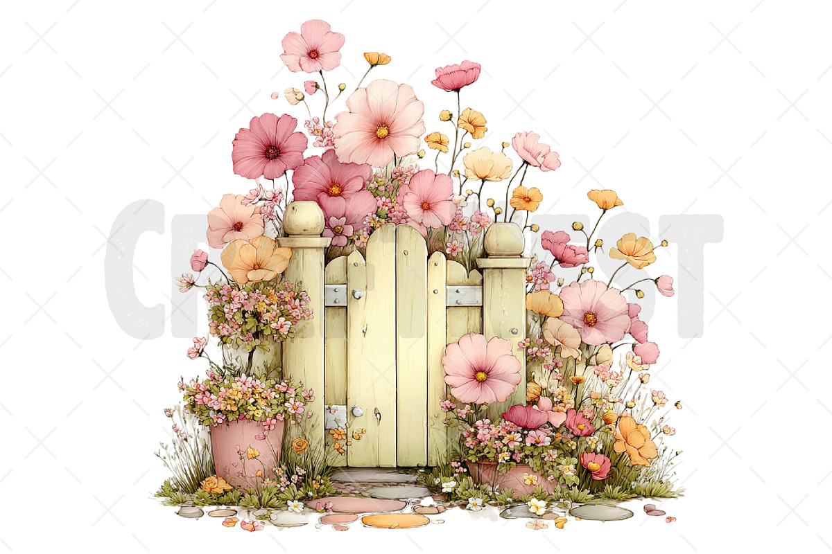Summer Funny Fence Clipart, an Illustration by Craft Nest (Photo 10 of 12)