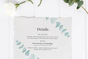 Eucalyptus Wedding Invitation Suite, an Invitation Template by Azka Creative (Thumbnail 6 of 6)