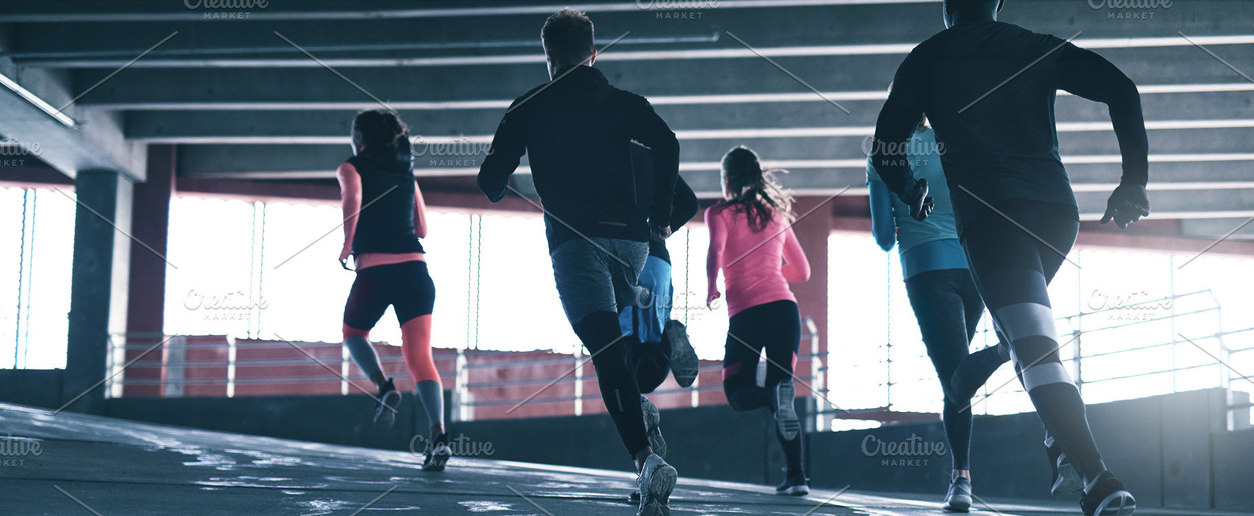 Sporty people running., a Sports & Recreation Photo by Stefan & Janni