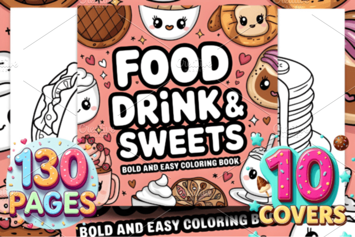 Food Drink & Sweets Bold & Easy, a Food Illustration by Ink Gallery (Photo 1 of 4)