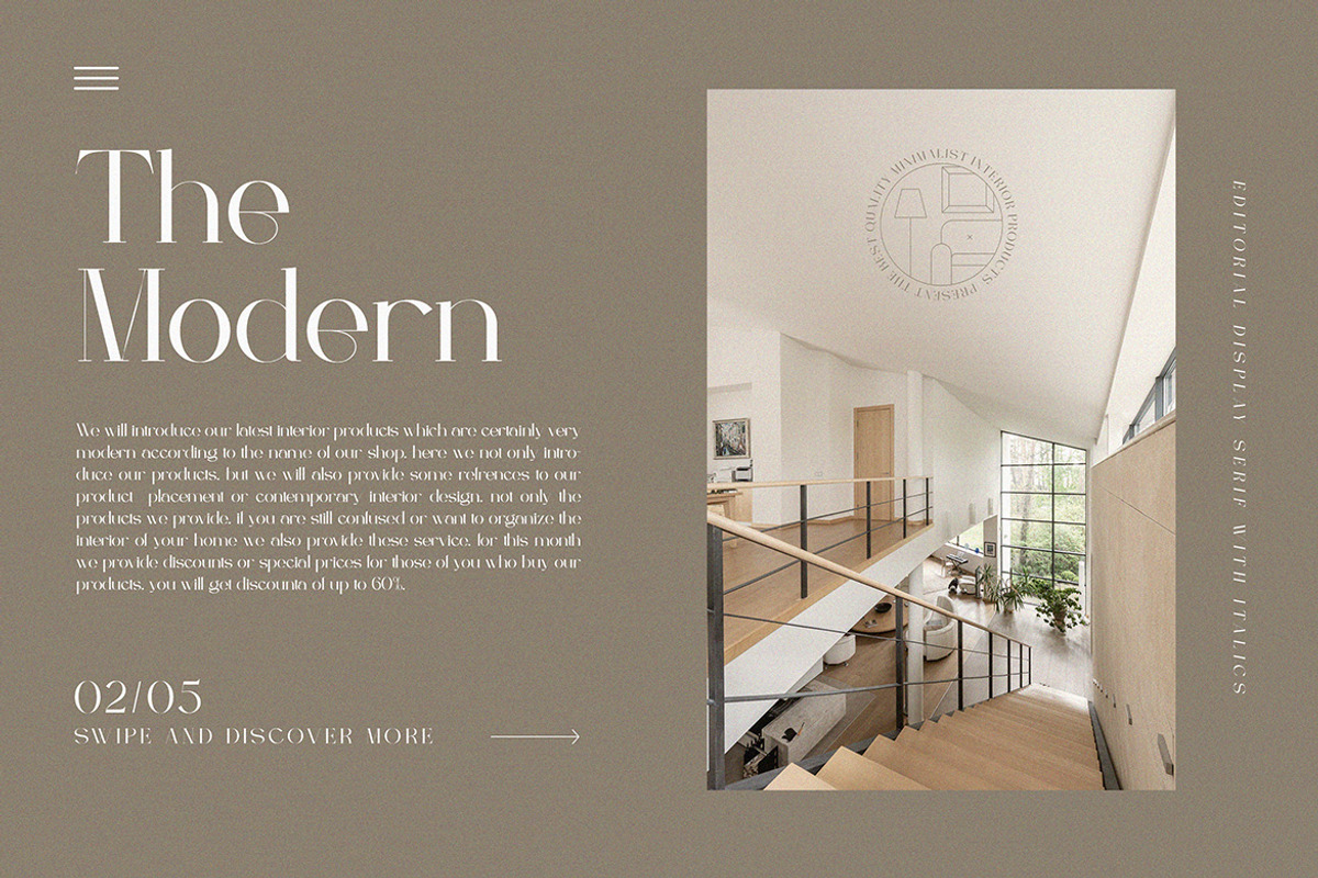 Berfilem - Editorial Display Serif, a Serif Font by Cruzine (Photo 8 of 8)