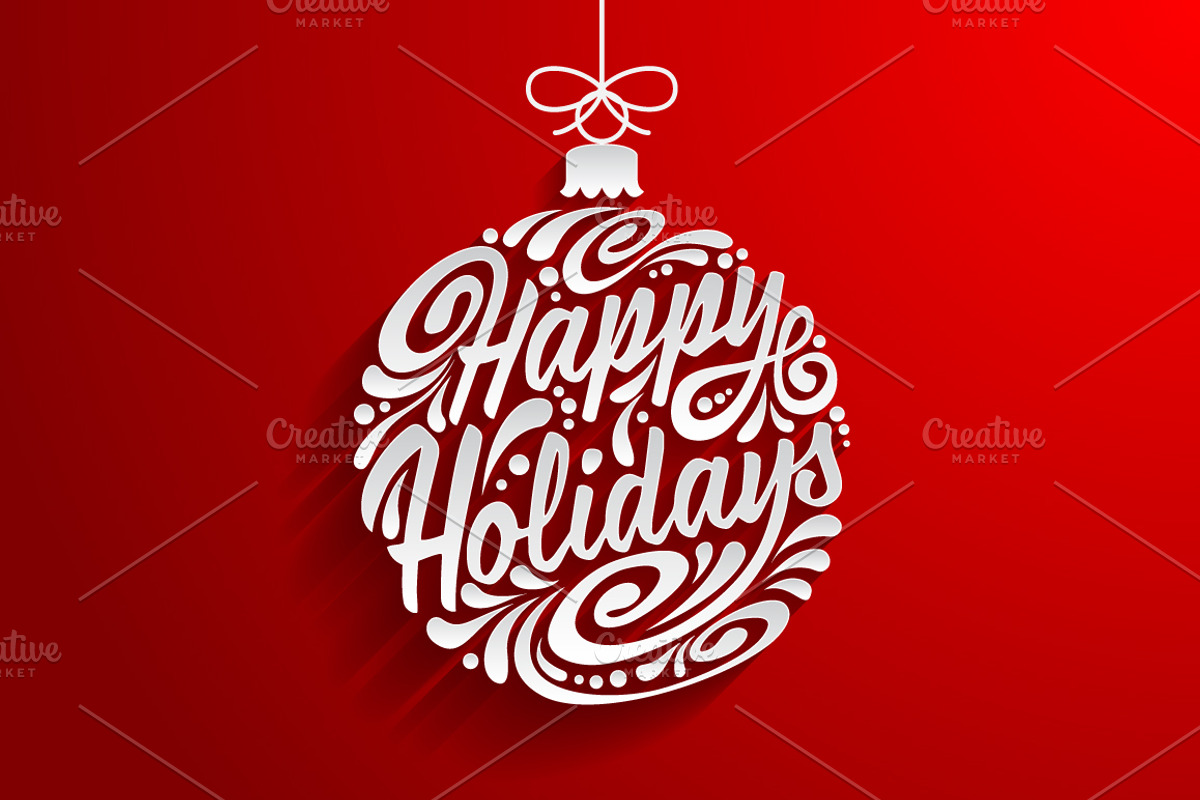 Happy Holidays, a Decorative Illustration by Greeek