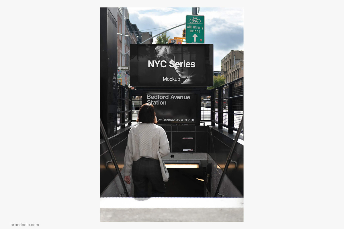 New York Billboard Mockup US23NY0223, an Advertising Mockup by Brandacle Mockups (Photo 2 of 4)