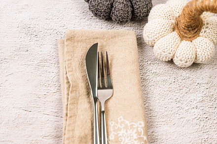 Autumn dinner concept, free space for text, a Food & Drink Photo by vimart