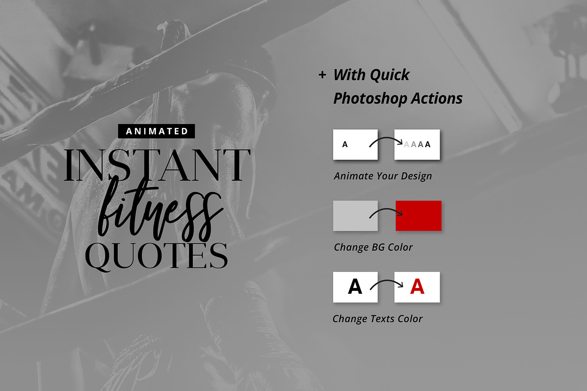 Animated Instant Fitness Quotes, a Social Media Template by LogoLabs (Photo 3 of 4)