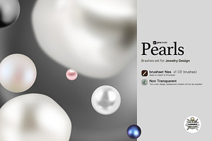 31 Procreate Pearls Brashes Set