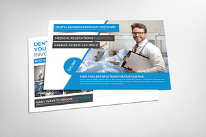 Medical Doctors Postcard Psd