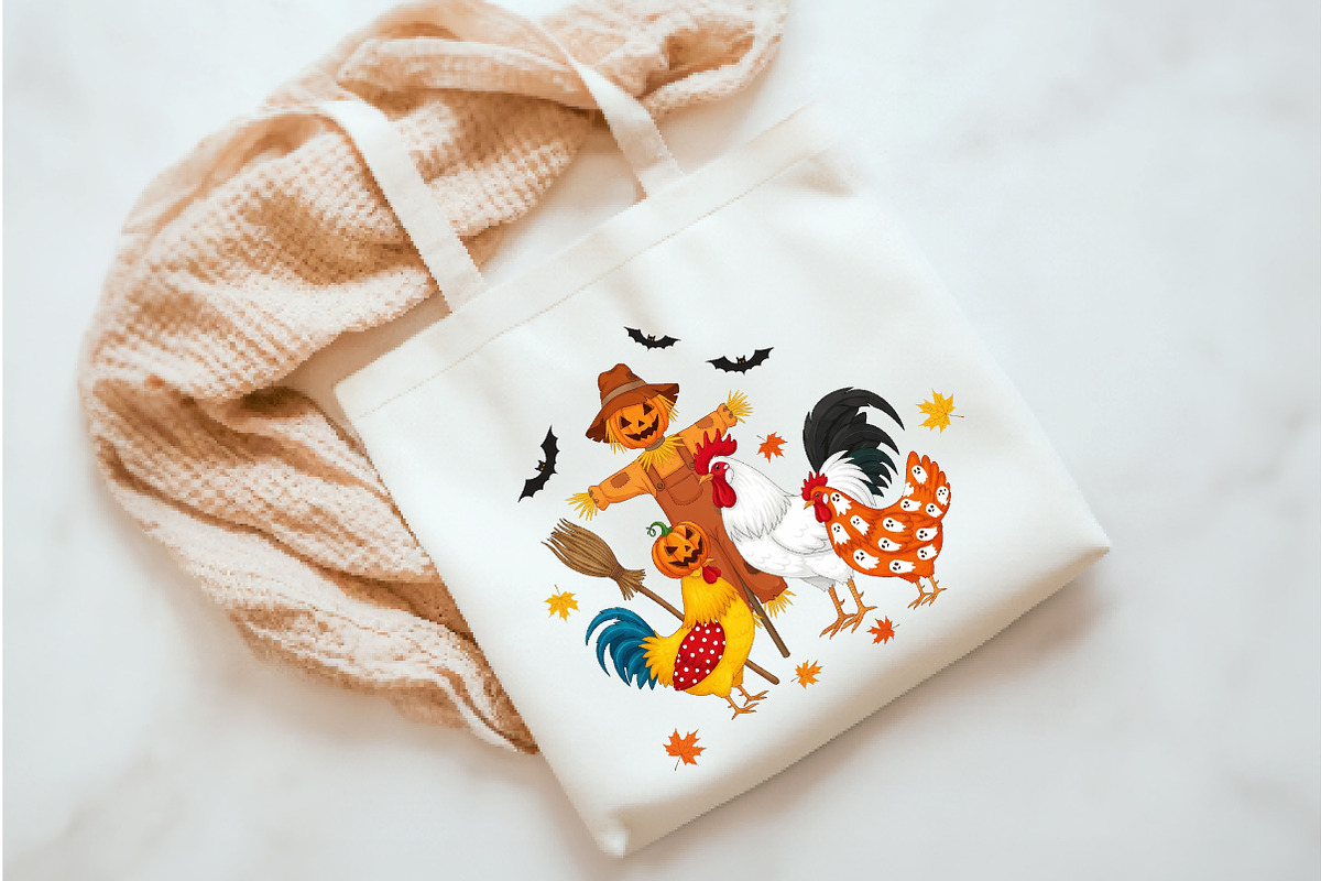 Halloween Chicken Png,Halloween Png, an Illustration by Watercolor design (Photo 2 of 3)