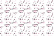 Doodled lingerie set, an Object Graphic by Kotozoid (Thumbnail 5 of 9)