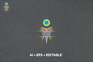 Corporate Solution Logo Template