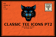 5 Classic Tee Hand-drawn Icons PT2, a Decorative Illustration by Fuzzy Poet by DG2 (Thumbnail 1 of 3)