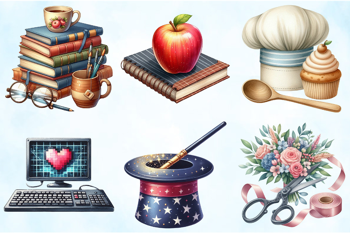 My Dream Jobs Clipart, an Illustration by Craft Nest (Photo 4 of 9)