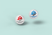 Golf Ball Logo Mockup - 6 views, a Merchandise Mockup by Illusiongraphic (Thumbnail 4 of 14)