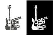 Electric Guitar With Genres, an Education Illustration by Atlantis X Nurman Arbai (Thumbnail 2 of 3)