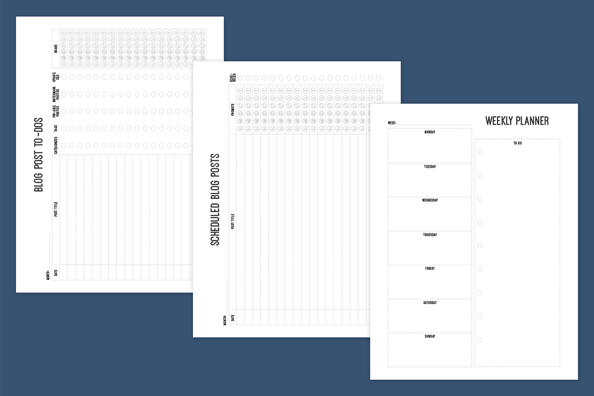 Updated! Editable Blogging Journal ✎, a Stationery Template by Cuppakeri (Photo 6 of 6)