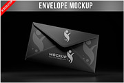 Envelope Floating Mockup PSD, an Advertising Mockup by Bruno's Shop (Thumbnail 1 of 4)