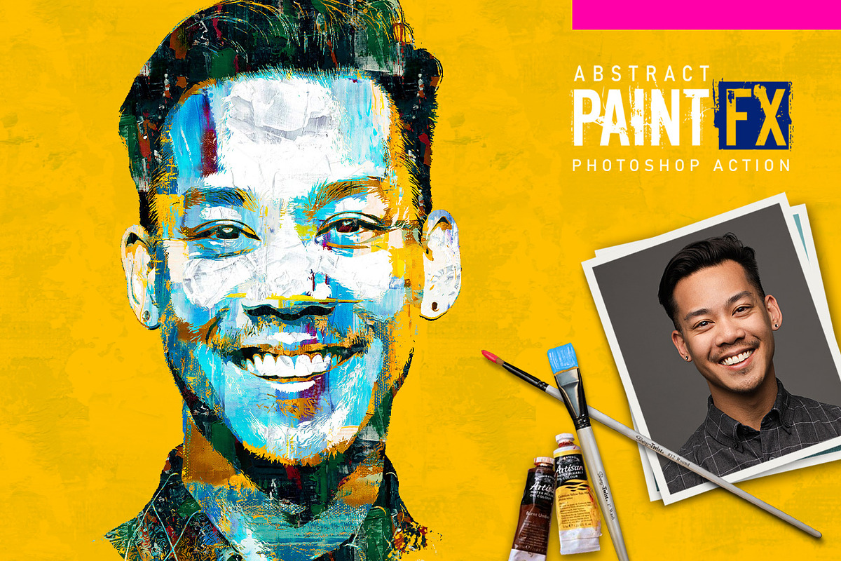 Abstract PaintFX, an Action Add-On by g design (Photo 3 of 9)