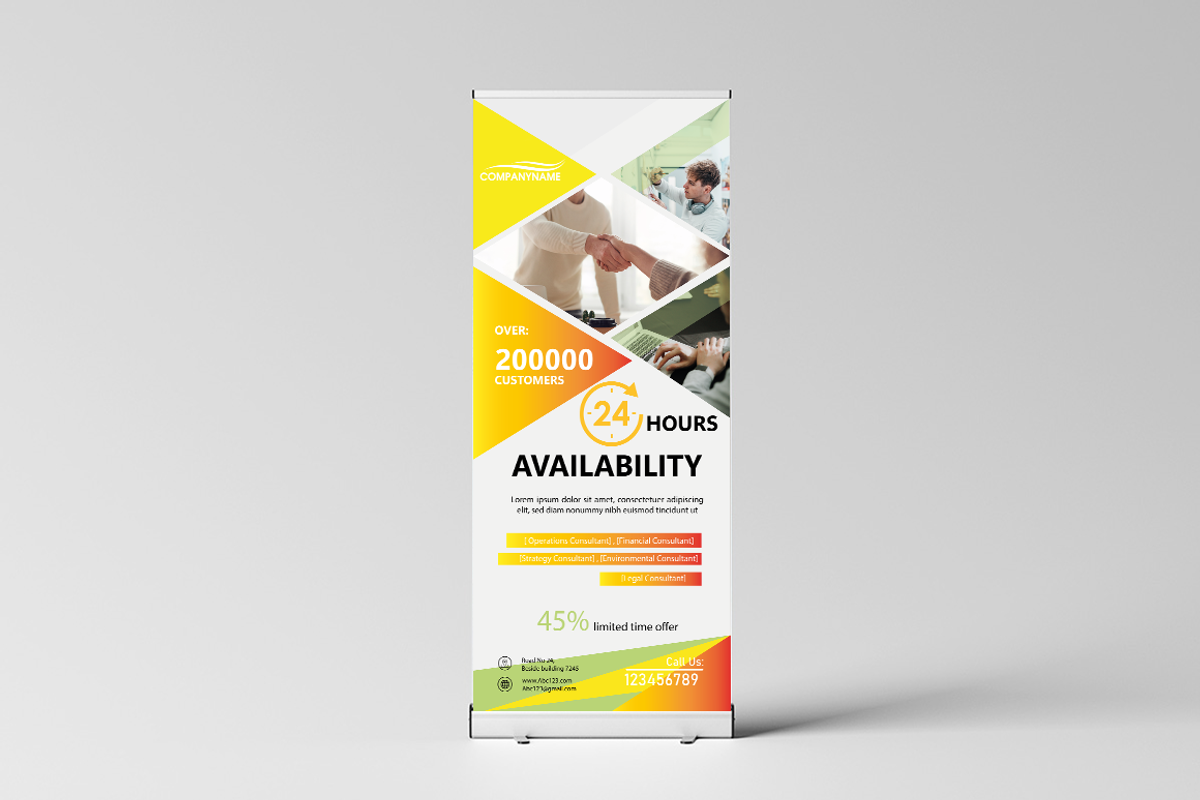 Roll up banner Template Bundle, a Presentation Template by Asker Design (Photo 3 of 6)