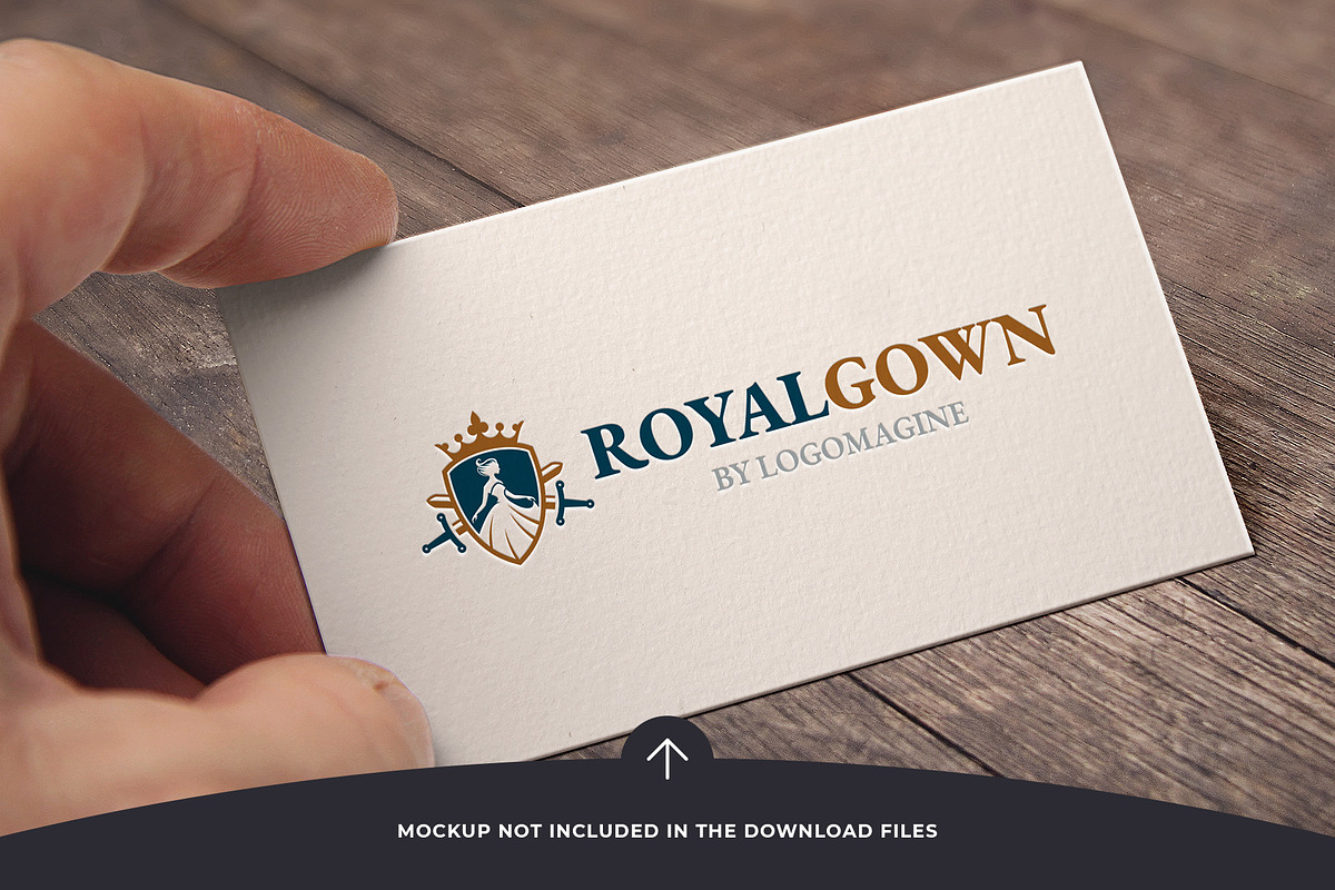 Royal Gown Logo Template, a Branding & Logo Template by LOGOMAGINE (Photo 2 of 16)