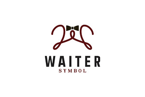 Waiter Logo, a Branding & Logo Template by Atlantis X Nurman Arbai