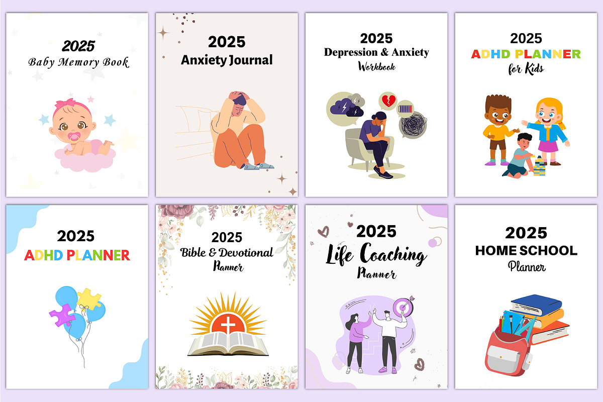 Mega 2025 All KDP Interior Bundle, a Stationery Template by Shumaya (Photo 2 of 3)