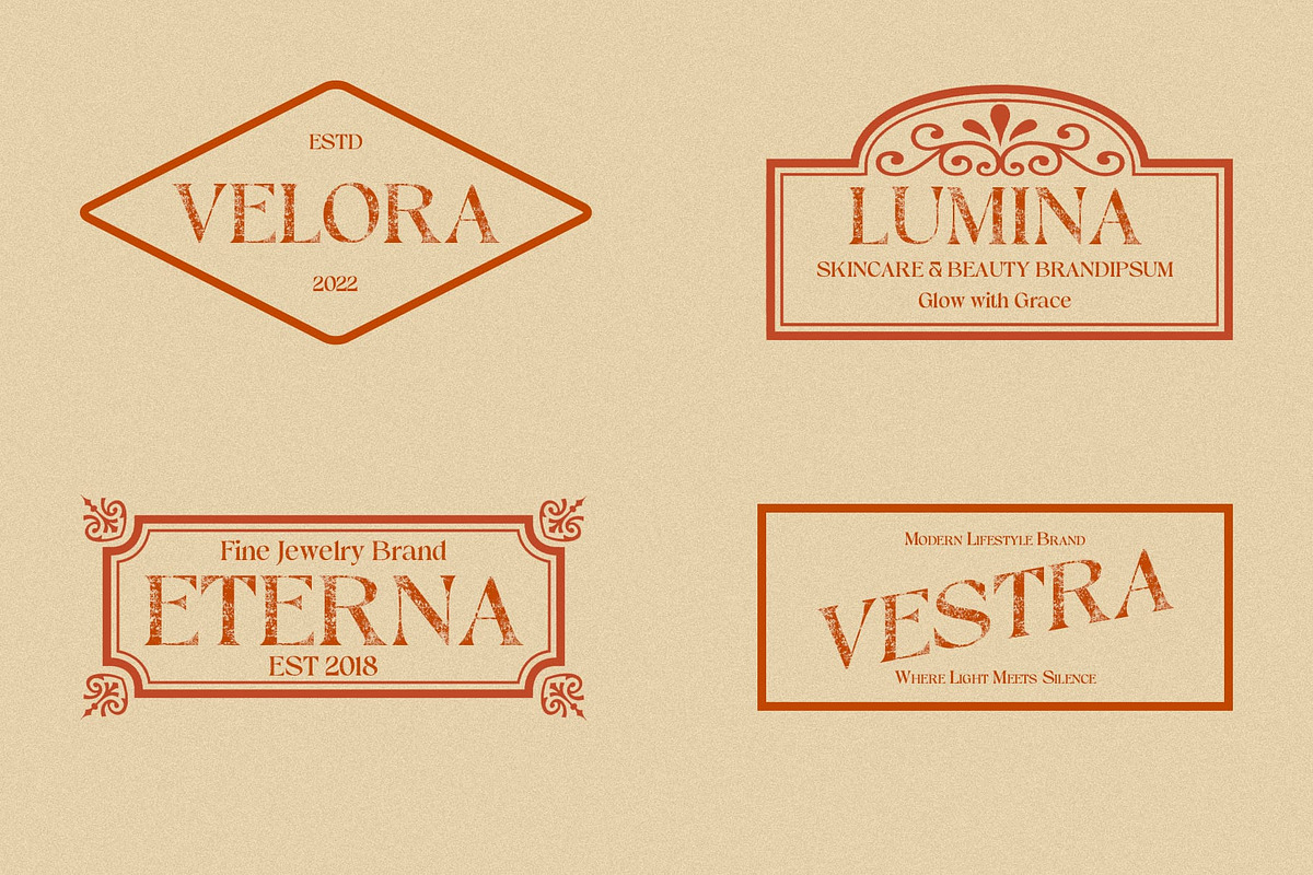 Briallen Stamp, a Serif Font by Craft Supply Co. (Photo 6 of 8)