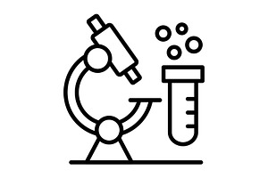 Labortary Line Icon, an Icon by Pexelpy