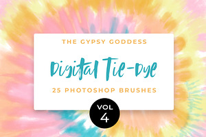Digital Tie-Dye Brushes Vol 4